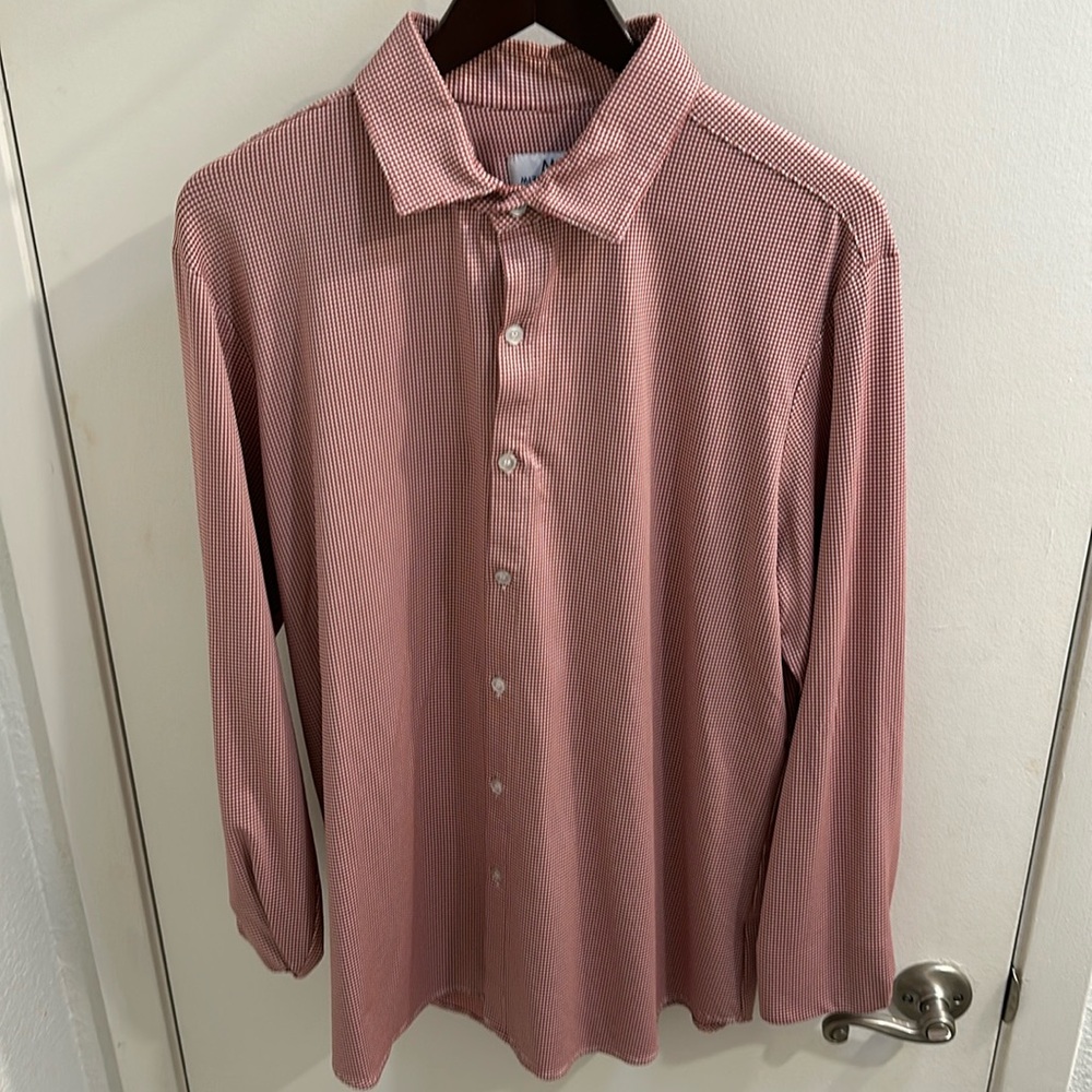 Mizzen main men’s button down size XL trim fit